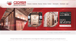 Desktop Screenshot of cedasa.com.br
